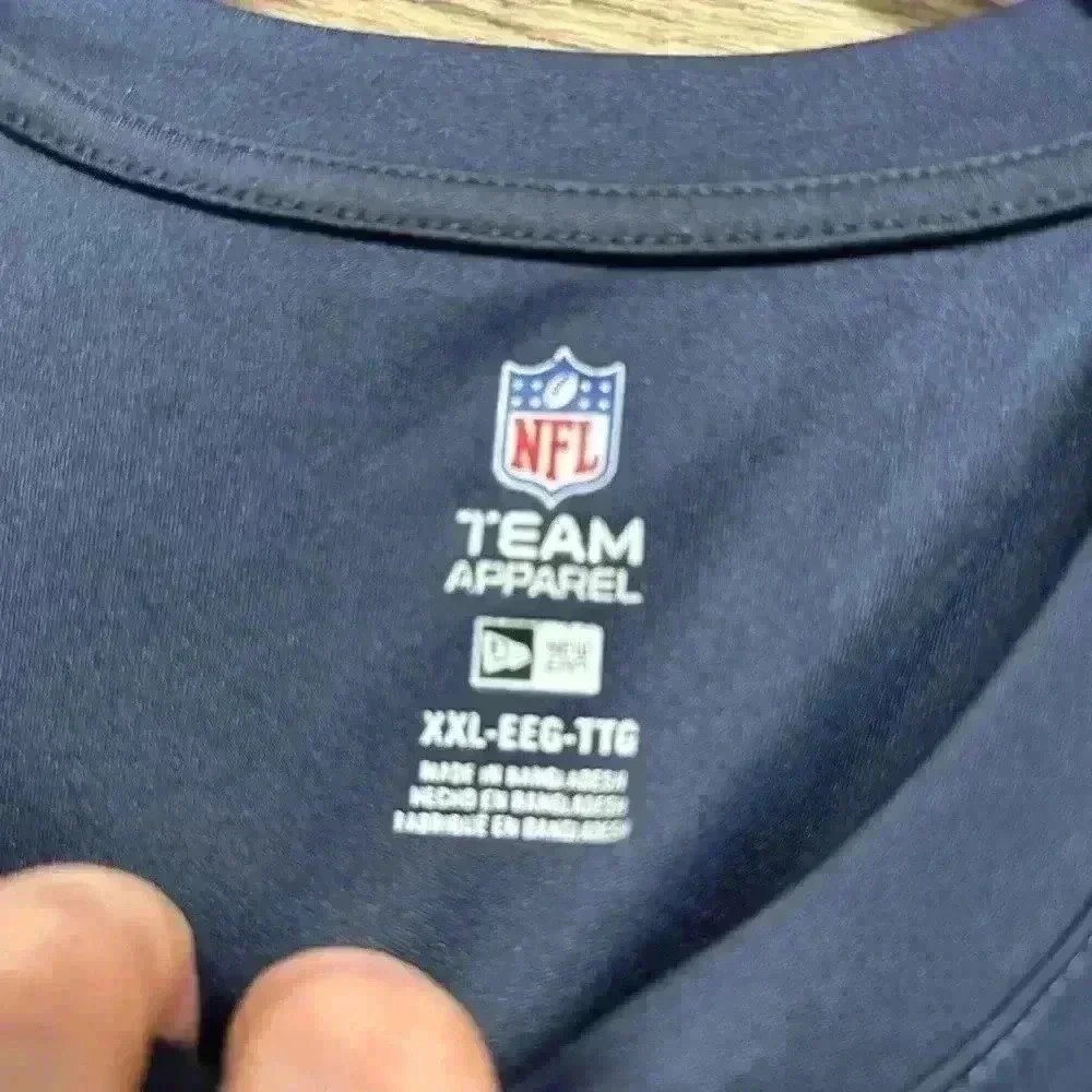New Era Navy New England Patriots Long Sleeve Shirt - Picture 3 of 4